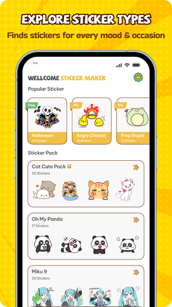Sticker Maker - Sticker Share - عکس برنامه موبایلی اندروید