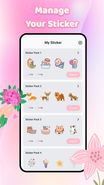 Sticker Maker, Sticker Merge - عکس برنامه موبایلی اندروید