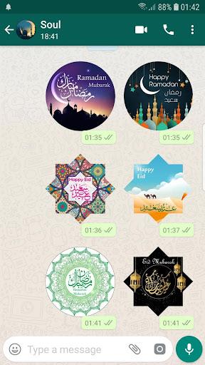 WASticker - Islamic stickers - Image screenshot of android app