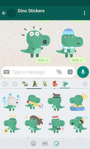 New WAStickerApps - Dinosaur Stickers For Chat - عکس برنامه موبایلی اندروید