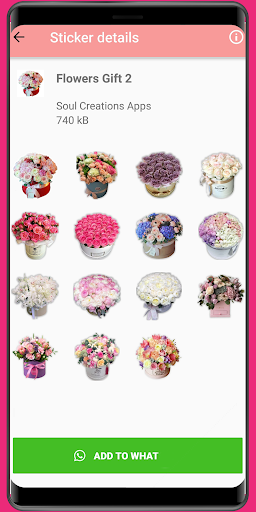 WASticker - Love roses - عکس برنامه موبایلی اندروید