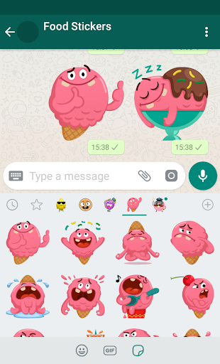 New WAStickerApps - Food Stickers For WhatsApp - Image screenshot of android app
