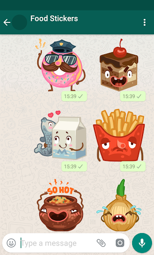 New WAStickerApps - Food Stickers For WhatsApp - عکس برنامه موبایلی اندروید