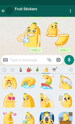 New WAStickerApps 🍓🥑 Fruit Stickers For WhatsApp - عکس برنامه موبایلی اندروید