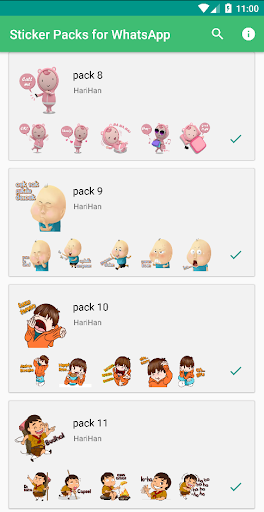 Cute babies stickers - Image screenshot of android app
