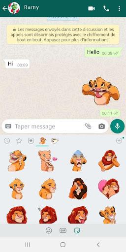 Cartoon Lion Stickers - Image screenshot of android app