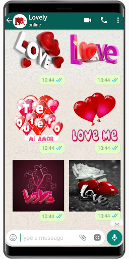 WASticker love stickers for WA - Image screenshot of android app