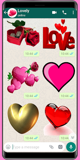 Romantic Stickers 2020 ❤️ WAStickerApps Romantic – استیکر واتساپ عاشقانه - Image screenshot of android app