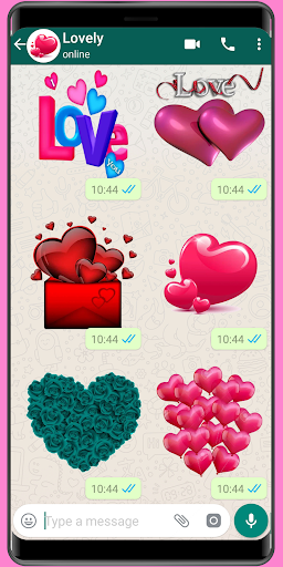 WASticker: Love Stickers Heart - Image screenshot of android app