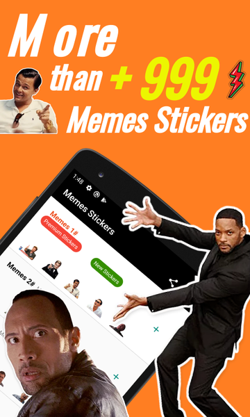 Wastickerapps Memes Stickers - Image screenshot of android app