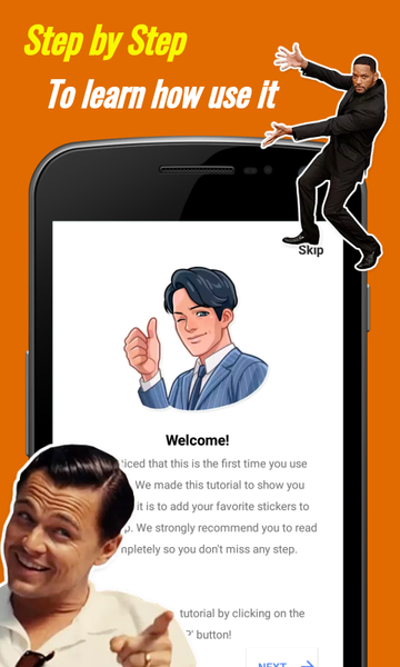 Wastickerapps Memes Stickers - Image screenshot of android app