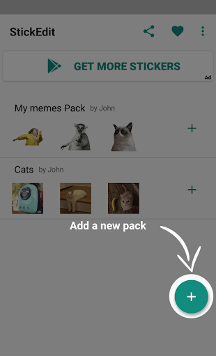 StickEdit: Personal Sticker For WhatsApp - عکس برنامه موبایلی اندروید