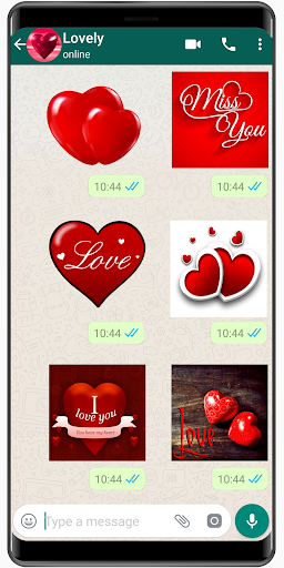 Romantic love stickers 2020 ❤️ WAStickerApps Love - عکس برنامه موبایلی اندروید