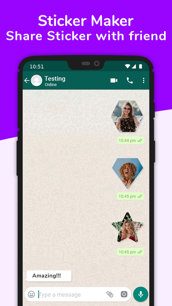 Sticker Maker - Personal Photo Sticker Creater - Image screenshot of android app