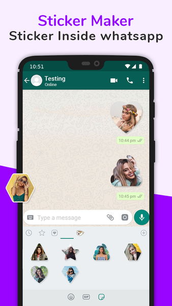 Sticker Maker - Personal Photo Sticker Creater - Image screenshot of android app