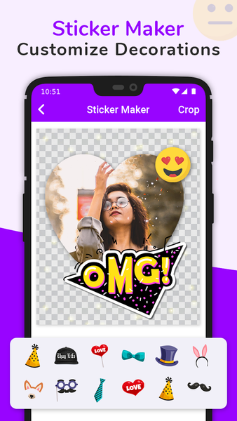 Sticker Maker - Personal Photo Sticker Creater - Image screenshot of android app