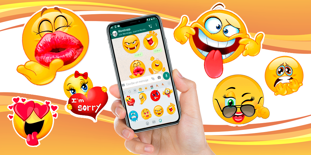 WASticker animated emojis - Image screenshot of android app