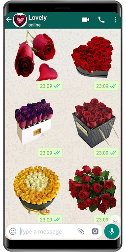 Flowers Stickers 2020 🌹 WAStickerApps Flowers - عکس برنامه موبایلی اندروید