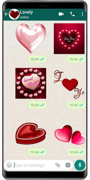 Lovely Amor Stickers ❤️ WAStickerApps Love - Image screenshot of android app
