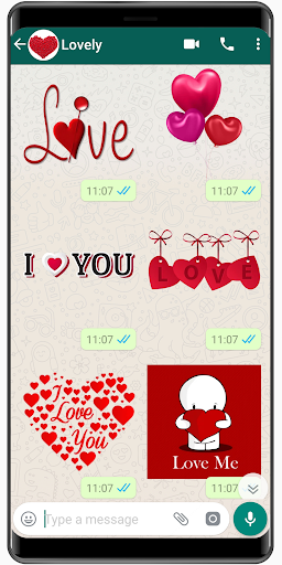 New Love Stickers 2020 ❤️ WAStickerApps Love – استیکر واتساپ عاشقانه - عکس برنامه موبایلی اندروید