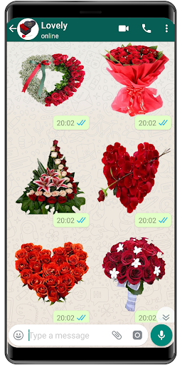 New Roses Stickers 2020 🌹 WAStickerApps Roses - عکس برنامه موبایلی اندروید