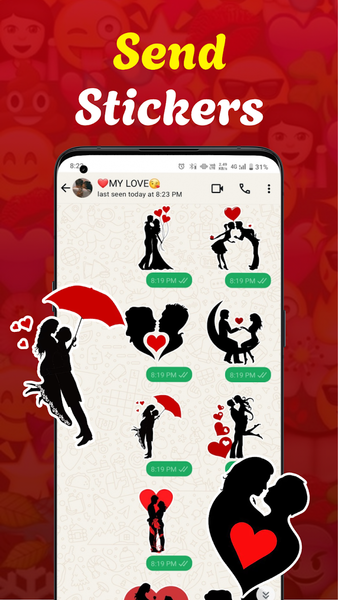 Stickers and emoji - WASticker - عکس برنامه موبایلی اندروید