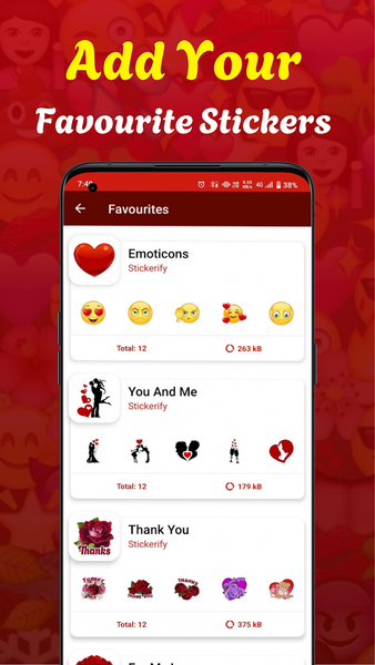 Stickers and emoji - WASticker - عکس برنامه موبایلی اندروید