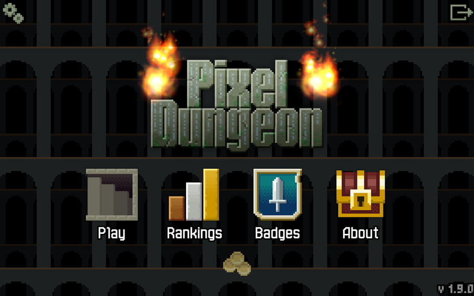 Pixel Dungeon - Gameplay image of android game