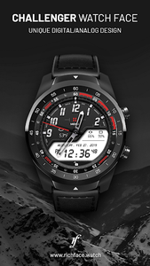 Challenger Watch Face - Image screenshot of android app