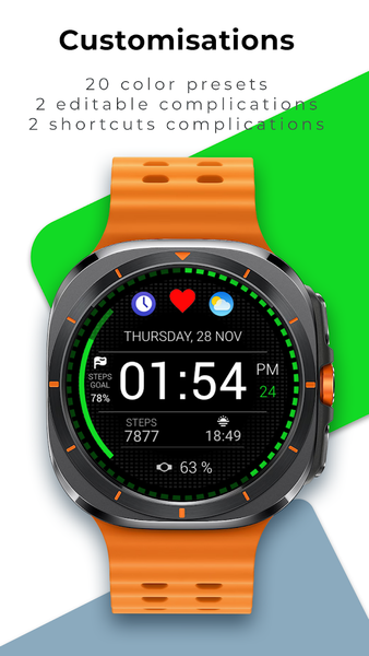 Runner Watch Face - Image screenshot of android app