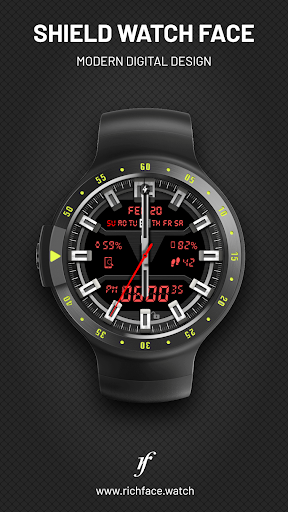 Shield Watch Face - عکس برنامه موبایلی اندروید
