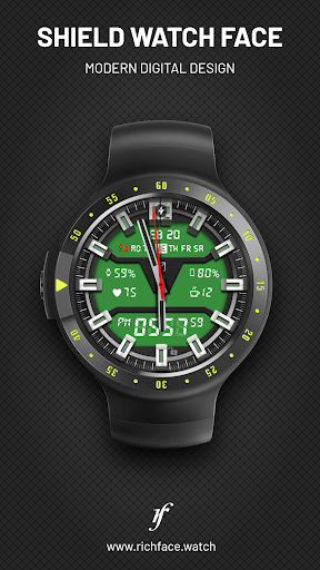 Shield Watch Face - عکس برنامه موبایلی اندروید