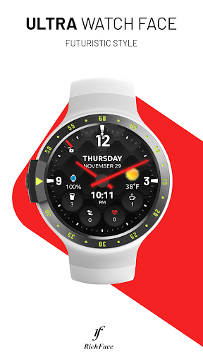 Ultra Watch Face - Image screenshot of android app