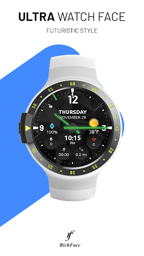 Ultra Watch Face - Image screenshot of android app
