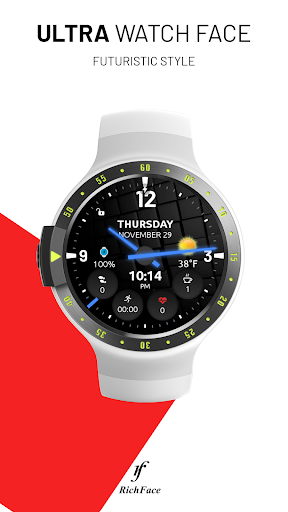 Ultra Watch Face - عکس برنامه موبایلی اندروید