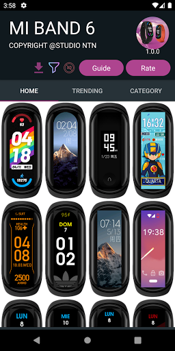 MiBand6 - WatchFace for Xiaomi - Image screenshot of android app