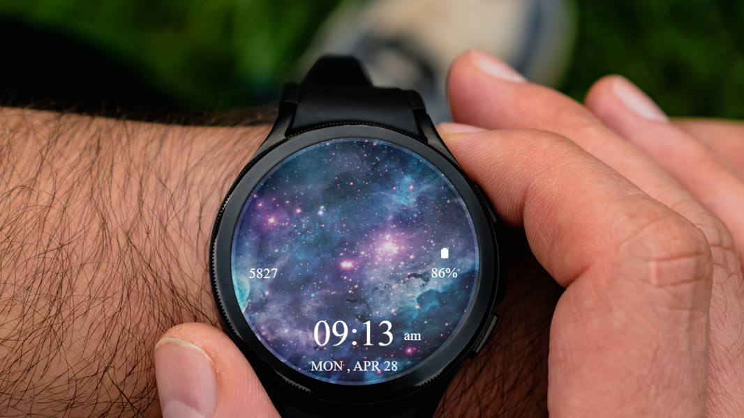 Galaxy ۳D Watch Face - عکس برنامه موبایلی اندروید