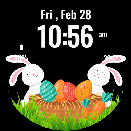 Happy Easter Watch Face - عکس برنامه موبایلی اندروید