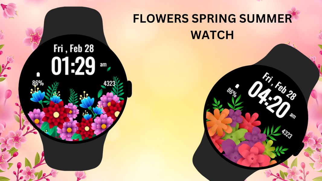 Flowers Spring Summer Watch ۲ - عکس برنامه موبایلی اندروید