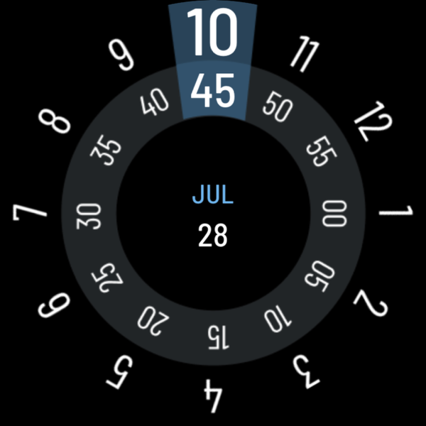 Rotate - Digital Watch Face - Image screenshot of android app