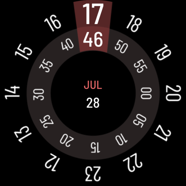 Rotate - Digital Watch Face - Image screenshot of android app