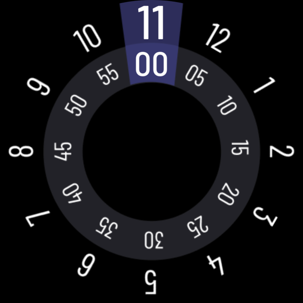 Rotate - Digital Watch Face - Image screenshot of android app