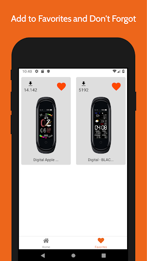 Watch Faces App: Add Watch Face to Mi Band 4 - عکس برنامه موبایلی اندروید