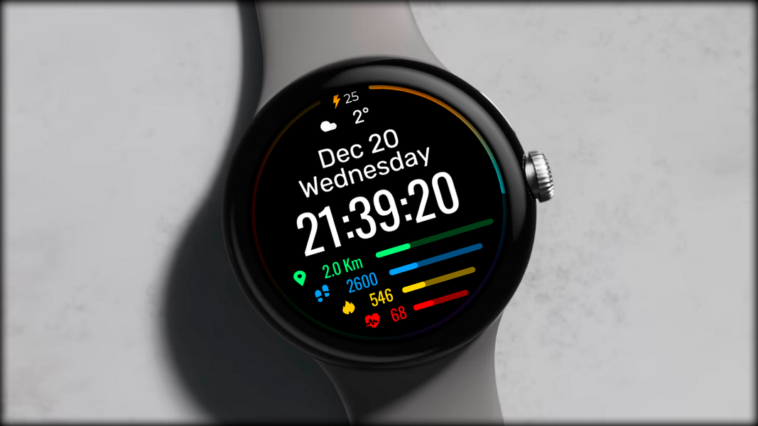 Digital Xl32 watch face - Image screenshot of android app