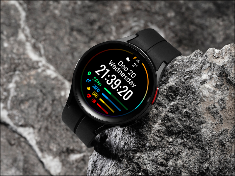 Digital Xl32 watch face - Image screenshot of android app