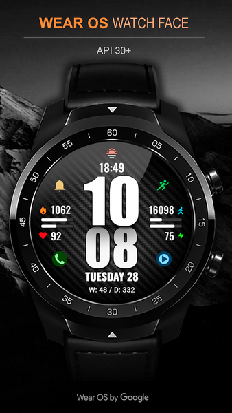 WFP 244 Sports watch face - Image screenshot of android app