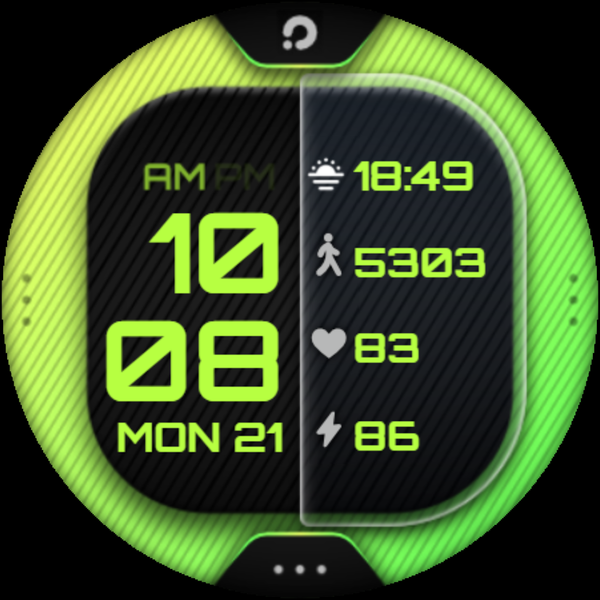 ACTIVE ۴۱ Digital Watch Face - عکس برنامه موبایلی اندروید