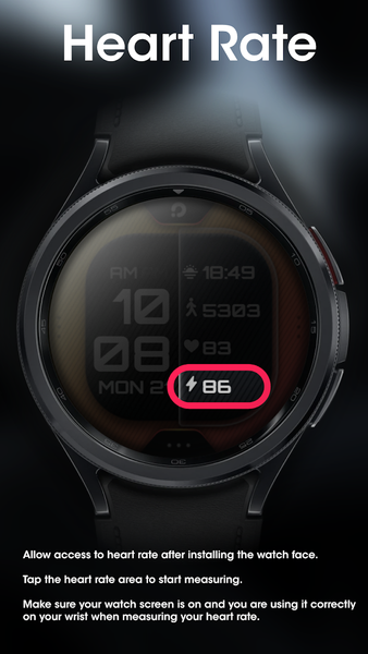 ACTIVE ۴۱ Digital Watch Face - عکس برنامه موبایلی اندروید