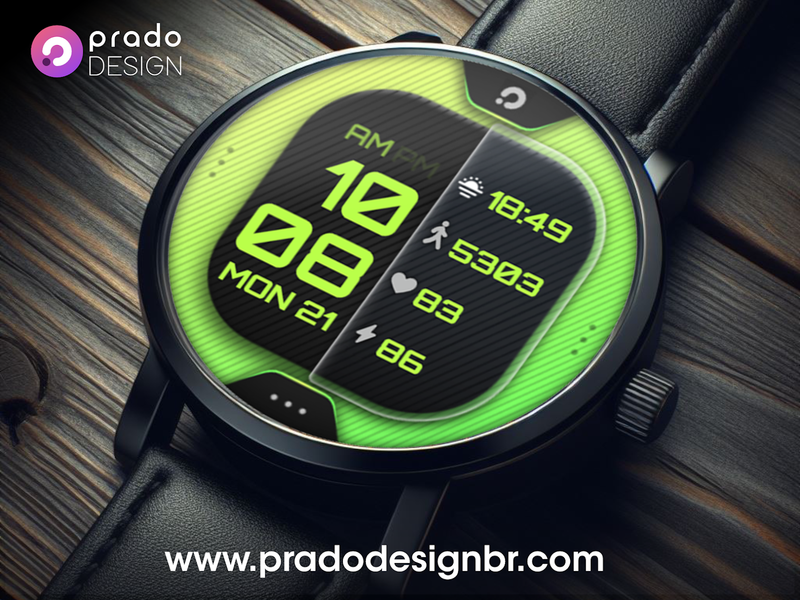 ACTIVE ۴۱ Digital Watch Face - عکس برنامه موبایلی اندروید