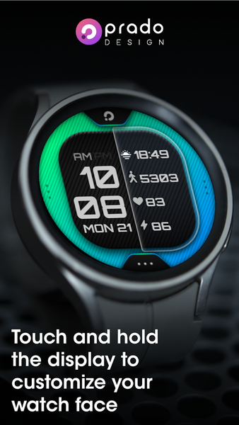 ACTIVE ۴۱ Digital Watch Face - عکس برنامه موبایلی اندروید